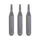thumbnail image 1 of Uxcell 3pcs T6H Punta de destornillador Torx 5/32" Hex Magnético Estrella de 6 Puntos Acero S2, 1 of 6