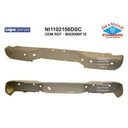 REAR STEP BUMPER FACE BAR; PAINT TO MATCH; WITH PARK ASSIST SENSOR HOLES; MADE OF STEEL
