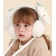 thumbnail image 3 of Orejeras de invierno para niños, cálidas orejeras de felpa a prueba de viento, lindas orejeras para niños y niñas que pueden mover las orejas y calentarlas (blanco) JAMW Sencillez, 3 of 5