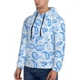 thumbnail image 3 of Lsque Winter Paisley Pattern Pattern Casual Men's Hoodie,Hooded Sweatshirt with Kangaroo Pocket,Pullover Hoodie-Large, 3 of 7