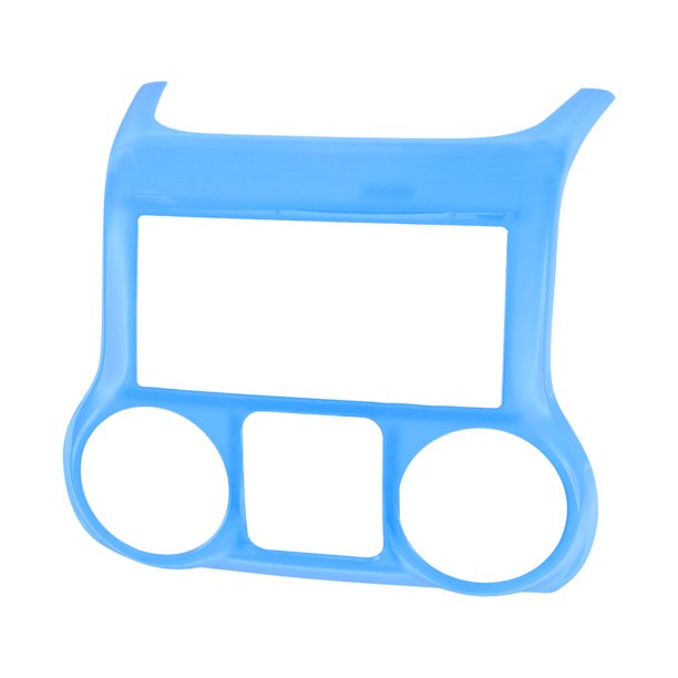 Accesorios Únicos 1 Pcs Moldura de la cubierta del panel del tablero de la consola central para Jeep Wrangler JK JKU 2011-2017 Molduras de la cubierta de la ventilación del aire Dash ABS Azul claro