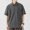 (Casual 63)Dark Gray, variant on DayScoop Big & Tall T-Shirt for Men Solid Color T Shirt Summer Short Sleeve Casual Fashion Loose Pocket Zipper Turndown Collar Tops Plus Size