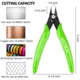 thumbnail image 3 of Universal Pliers Multi Functional Tools Electrical Wire Cable Cutters Cutting Side Snips Flush Stainless Steel Nipper Hand Tools Coffee, 3 of 6