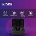 thumbnail image 2 of Auriculares Sony INZONE Buds para videojuegos (negros) con micrófono con cancelación de ruido, calid, 2 of 7