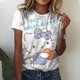 thumbnail image 3 of Camiseta con estampado 3D de Hello Kitty para mujer y niña, de moda, de dibujos animados, estilo Harajuku, cuello redondo, manga corta, unisex, de verano, 3XL, 3 of 5