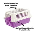 thumbnail image 3 of Ferplast ATLAS Two Door Top Load Plastic Kennel Carrier, For Small Cat or Dog, Purple 22 inch, 3 of 5
