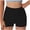 Black, variant on idosla Women Workout Booty Shorts Impact Scrunch Lifting Biker Gym Hot Shorts Spandex for Yoga Running (Dark Blue, M)