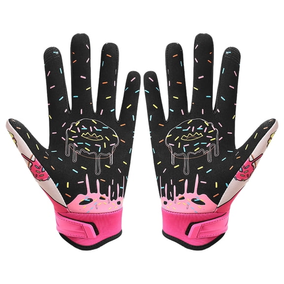 Touchscreens Cycling Gloves For Mountain Biking With Breathable Fabric And Regulable Wrist Strap