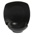 thumbnail image 5 of Gibson Home Zen Buffet Matte Porcelain 8 Piece Dinnerware Set - Black, 5 of 6