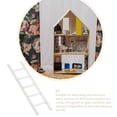 thumbnail image 3 of Phenofice Minature Step Ladder Mini Wooden Step Ladder White 1Pack, 3 of 8