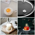 thumbnail image 4 of Oimcto Glass Candle Tray and Holder Set,Decorative Round Plate for Pillar Candles,Elegant Home Decor Accent for Tables and Mantles,Versatile Use, 4 of 7