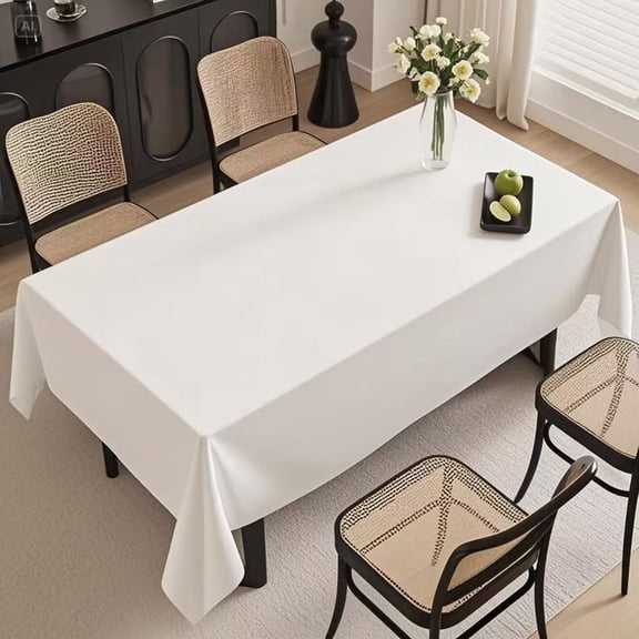 60 x 102 Inch Rectangle Table Cloth, Waterproof Heavy Duty Vinyl Tablecloths, Wipeable Washable Table Cover for Kitchen and Dining Room