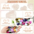 thumbnail image 3 of Heart Crystals Stone, Natural Crystal Polished Love Gemstone Rose Quartz Pocket Bulk Set Gifts Pink, 3 of 6