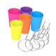 thumbnail image 3 of 5 vasos surtidos de tablero perforado con anillos, contenedores de tablero perforado con ganchos para artes y multicolor al azar, 3 of 8