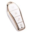 thumbnail image 1 of Langgg Housse de Protection pour Clé Auto Byd Atto 3 Remplacement Haute Qualité Blanc, 1 of 9