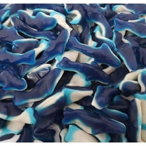 Crazy Outlet Blue Baby Sharks Gummy Candy, Blue Raspberry Flavor, Sea ...