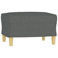 thumbnail image 3 of vidaXL 3 Piece Sofa Set with Pillows Dark Grey Fabric, 3 of 5