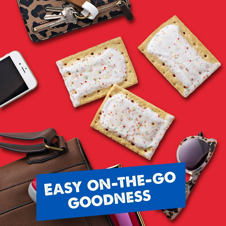Pop-Tarts Frosted Strawberry Toaster Pastries, Ready-to-Eat Pop-Tarts Frosted Strawberry Toaster Pastries, Ready-to-Eat