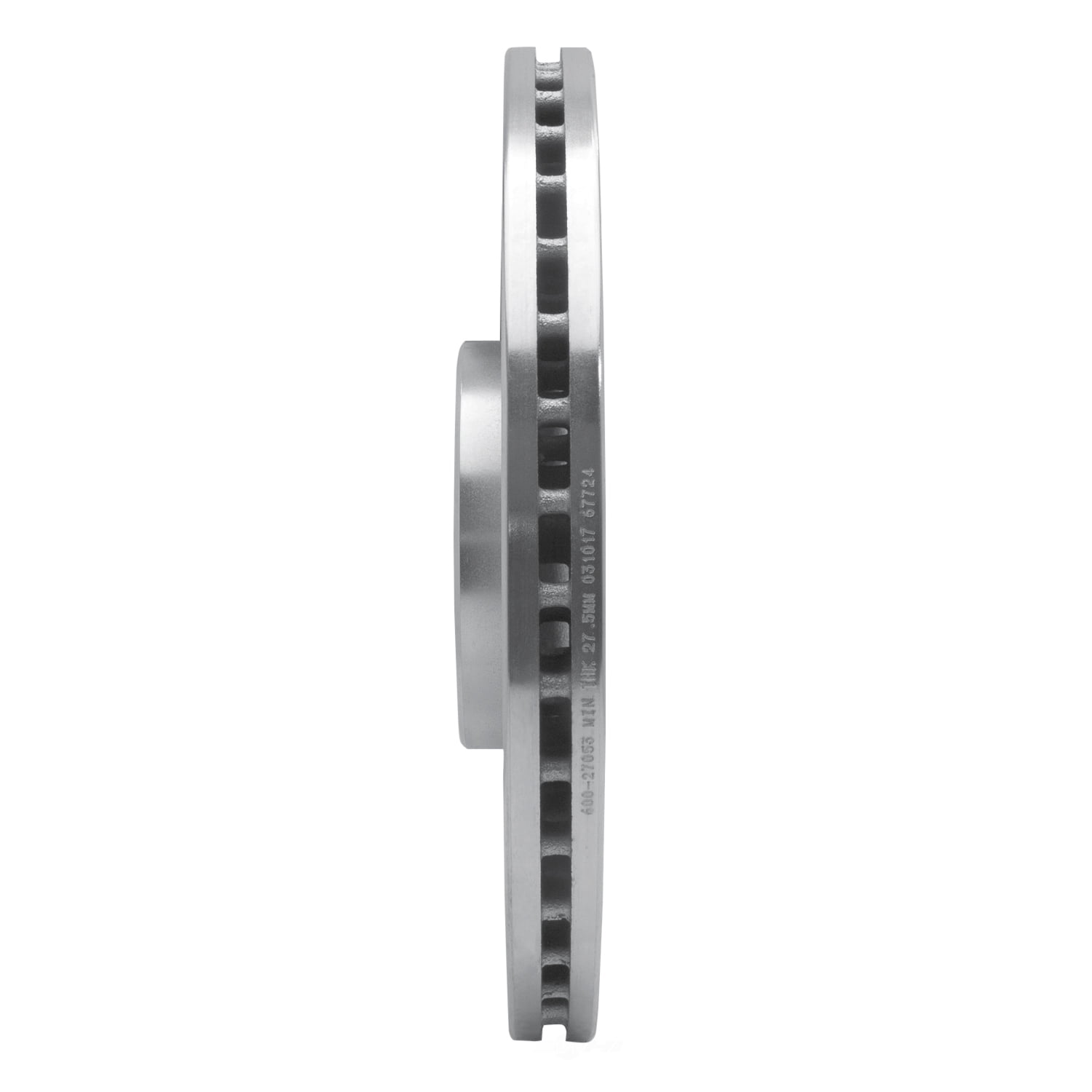 Dynamic Friction Company 631-27053L DFC Brake Rotor - Drilled And Slotted - Silver