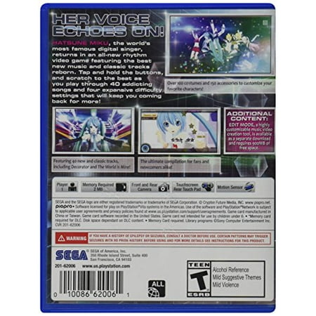 Hatsune Miku: Project Diva F 2nd - PlayStation Vita