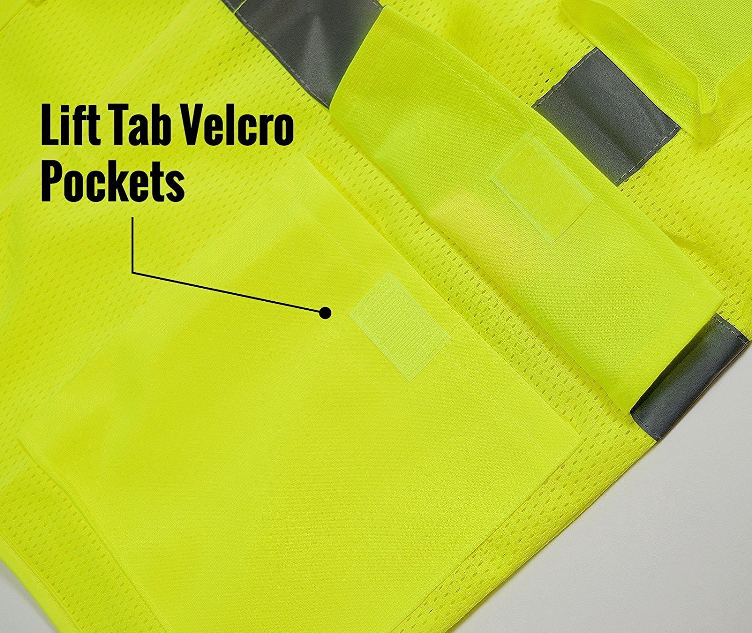 RK Safety High Visibility Safety Vest with Reflective Strips and Pockets - ANSI Class 2 - Neon Yellow / 3XL