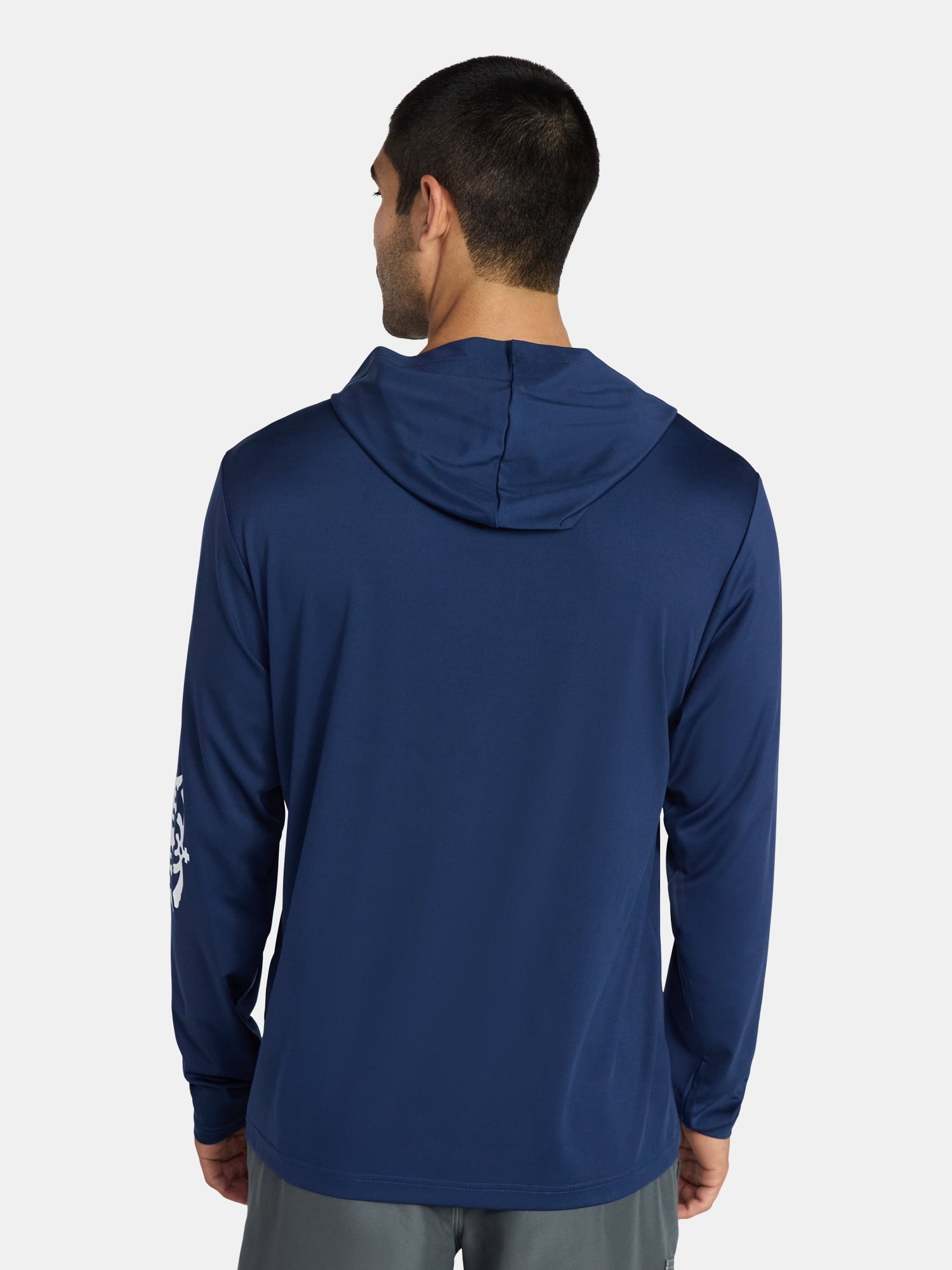 Corona Men’s and Big Men’s Graphic Hooded Sun Shirt with Long Sleeves, Sizes S-3XL