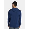 thumbnail image 3 of Corona Men’s and Big Men’s Graphic Hooded Sun Shirt with Long Sleeves, Sizes S-3XL, 3 of 5