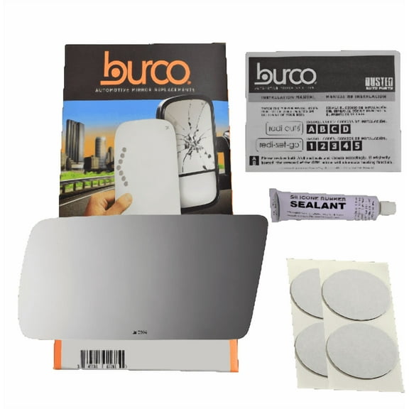 Left Driver Clear Mirror Glass Lens Only see optionsFits 84-89 Nis 300ZX 200SX