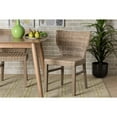 thumbnail image 7 of Baxton Studio Bohemian Mahogany Wood Dining Chairs, Graywashed/Brown (Set of 2), 7 of 7
