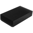 thumbnail image 3 of Disipador de calor grande de aluminio disipador de calor de 4,72 x 2,72 x 1,06 pulgadas /120 x 69 x 27 mm que enfría el óxido negro Rad, 3 of 5