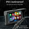 thumbnail image 4 of Portable MP5 Player, IP67 Waterproof 9-30V Motorcycle Audio Player Dual BT Connection  For Outdoor Riding, 4 of 8