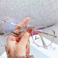 thumbnail image 2 of Adaptación a múltiples escenarios Tendencia de personalidad Orejas de gato Espejo plano Las lindas gafas anti-luz azul para niñas se pueden elegir con lentes de miopía, 2 of 6
