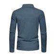 thumbnail image 4 of Men's Polo Shirts Casual Short Sleeve 2026 Button Stylish Summer T Shirt Color Block Golf Slim Fit Shirts with Collar, S, 4 of 5