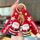 thumbnail image 2 of LLavero de silicona para árbol de Navidad, muñeco de nieve, accesorios colgantes, muñeca de pegamento suave, llaveros bonitos, regalos de joyería, 2 of 4