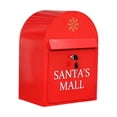 thumbnail image 2 of simhoa Box Mailbox Paperwork Newspapers Modern Magazines Holder Secure Iron Letter Box Red, 2 of 8