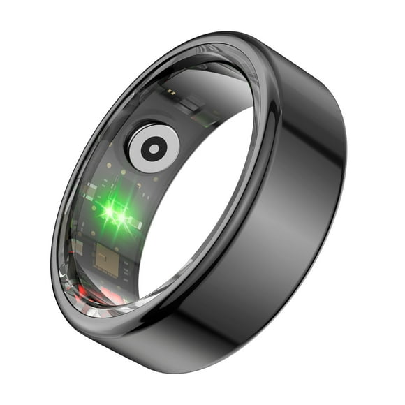 Health Tracker Smart Ring, Fitness Tracker Ring with Sleep Monitoring, Waterproof Fitness Tracker Ring Pedometer for Women Men