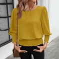 thumbnail image 7 of Women's Solid Color Sportswear Long Sleeved Pullover Top, 7 of 7