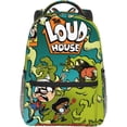 thumbnail image 7 of The Loud Anime House Backpack Laptop Daypack Leisure Travel Backpack 15.7 inch Adjustable Shoulder Strap Hiking Knapsack, 7 of 7