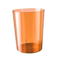 thumbnail image 4 of Papelera transparente redonda minimalista, contenedor de basura, cubo de basura para Marrón L, 4 of 9