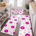 thumbnail image 2 of Pioneer Flower Floral Print Pattern Kitchen Rugs Sets Of 3,Kitchen Runner Rugs Non Skid Washable,Decorative Kitchen Floor Mats for Kitchen,Sink,Laundry,17"x30"+ 17"x47" + 17"x59", 2 of 6
