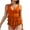 Orange, variant on Ohufall One Piece Swimsuits for Women Solid Color Ruffle Backless Swimsuits Push Up High Waisted Monokini Bathing Suits
