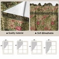 thumbnail image 5 of Sage Green Boho Swag Valances for Windows 2 Pack, Kitchen Window Curtains 36 Inch Length, Vintage Ethnic Tribe Abstract Art Floral Privacy Swag Curtains for Living Room/Bathroom 36"x36", 5 of 8