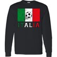 thumbnail image 3 of Inktastic Italian Soccer Long Sleeve T-Shirt, 3 of 5