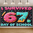 thumbnail image 4 of Sweet  67 Day of School Banner Colorful Sprinkles School Milestone Display Donut Number Design Glaze Drip  Classroom Celebration Backdrop for Elementary School Classroom Celebration Student Milestone, 4 of 8