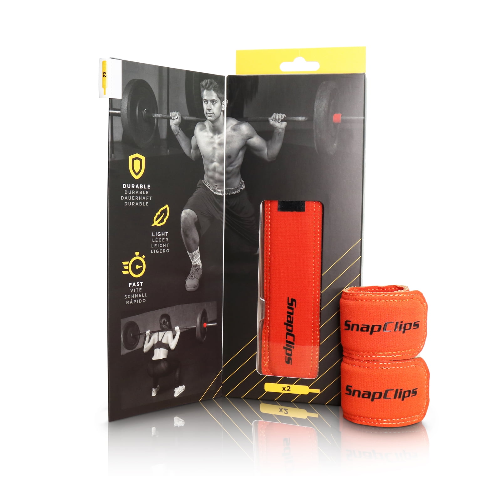 Snap Clips 2" Adjustable Olympic competition Barbell Weight Collars