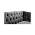 thumbnail image 6 of Meridian Furniture Michelle Gray Velvet Loveseat, 6 of 10