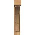 thumbnail image 2 of Ekena Millwork 6"W x 32"D x 32"H Thorton Block Rough Sawn Bracket w/ Offset Brace, Western Red Cedar, 2 of 25