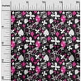 thumbnail image 2 of oneOone Rayon Fuschia Pink Fabric Poker Card Sewing Fabric By The Yard Printed Diy Clothing Sewing Supplies 56 Inch Wide, 2 of 4