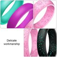 thumbnail image 4 of MERRYHAPY 4Ud Anillos De Silicona Con Purpurina Y Flexible Para Actividades Deportivas, 4 of 7