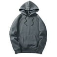 thumbnail image 1 of Gibobby Sudadera con Capucha y Logotipo de Peso Medio para Hombre cómodo suéter Sudadera con Capucha para Hombre(Gris oscuro,G), 1 of 3